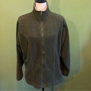 Vintage Weather Spirits Olive Green Women's Fleece Jacket